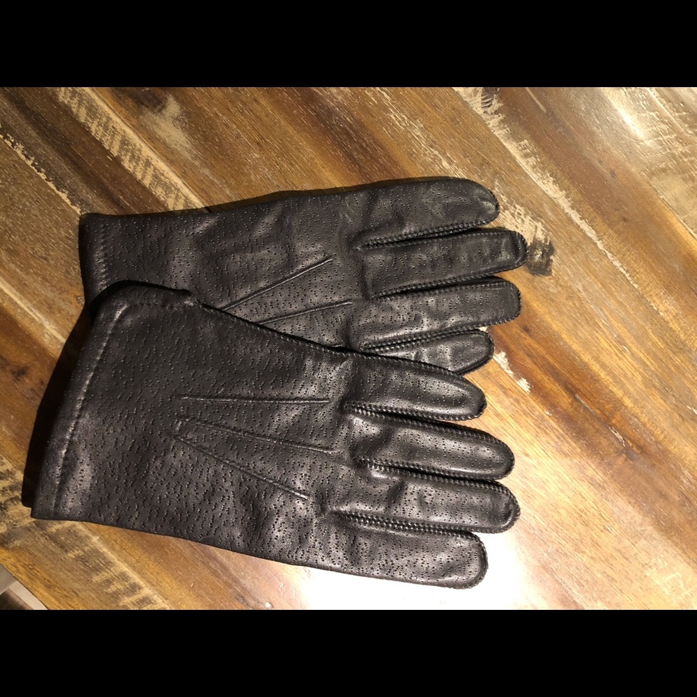 Genuine Leather Gloves - Women’s Large